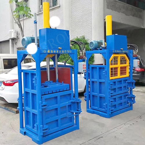 Industrial Hydraulic Baling Press Machine Vertical Cotton Baler
