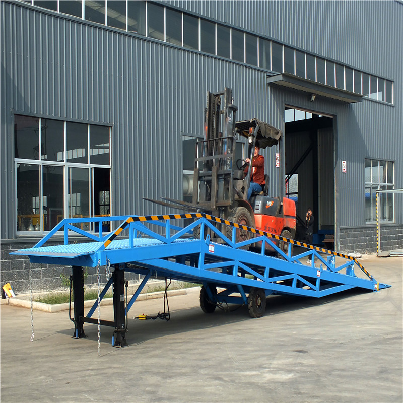 Warehouse Electric Mechanical dock ramp loading machine