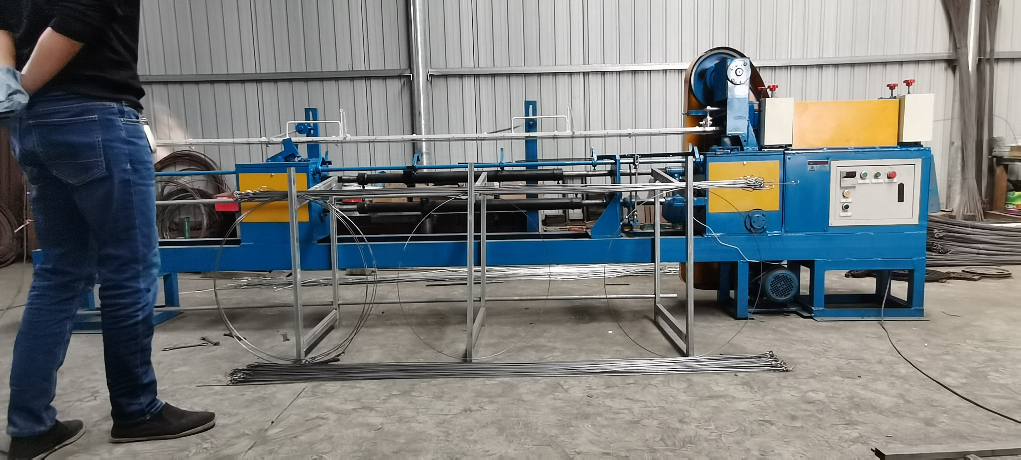 high speed loop bale tie wire machine