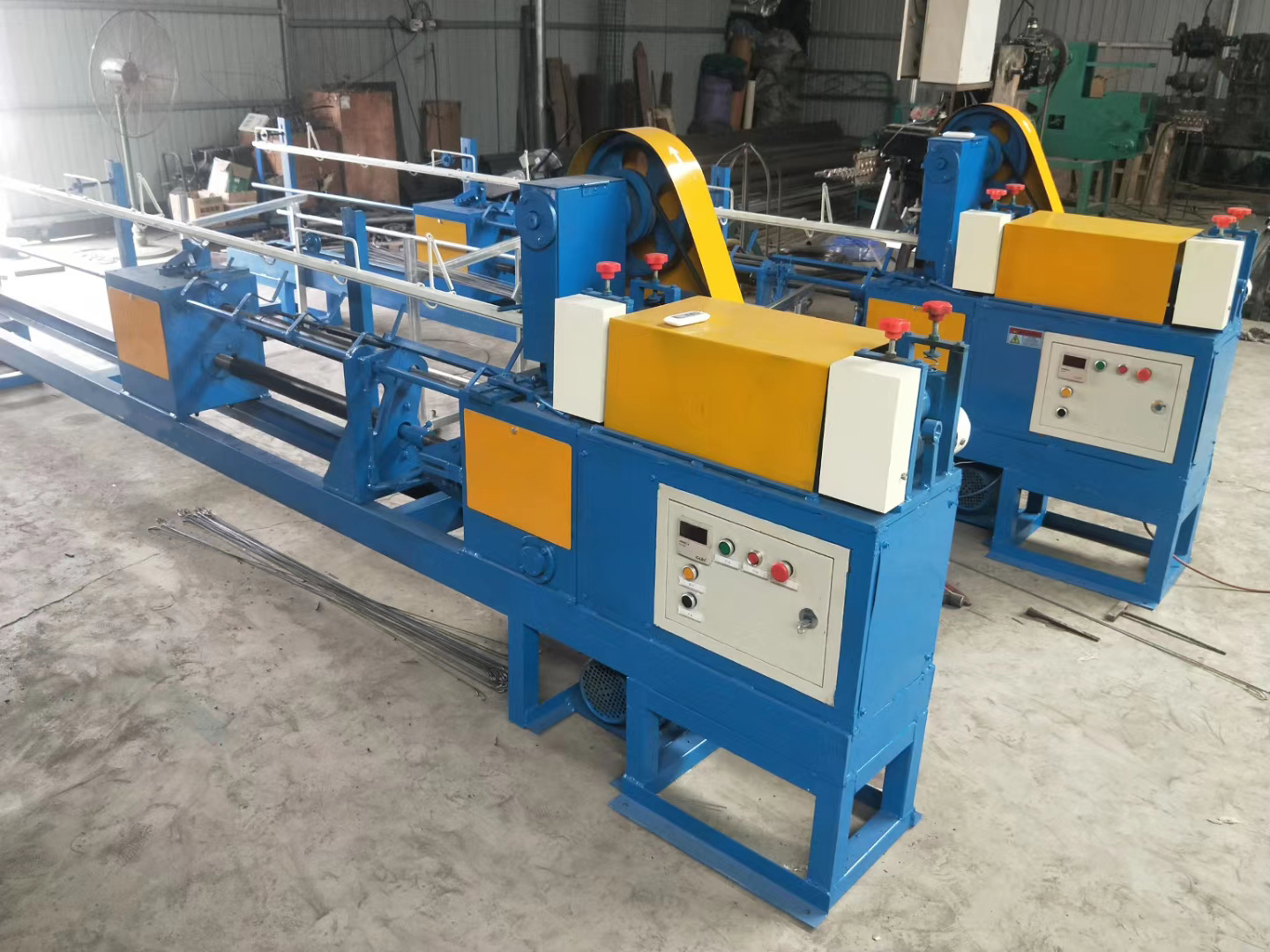 quick link lock bale tie wire machine