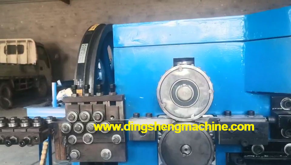 Steel bar welding tie wire making machine in Switzerland