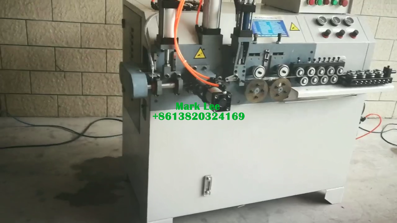 Cardboard single loop bale tie wire machine price