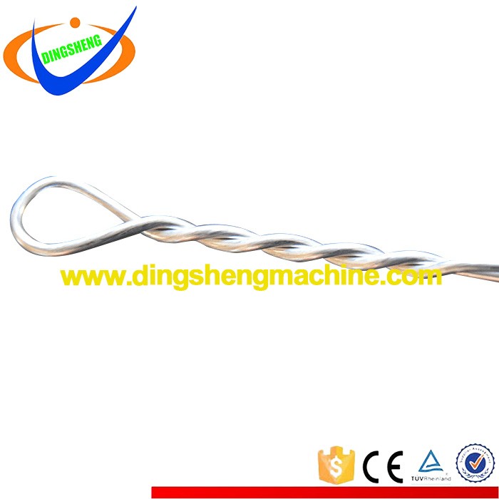 Galvanized Single One Side Loop Bale Tie Wire Machine