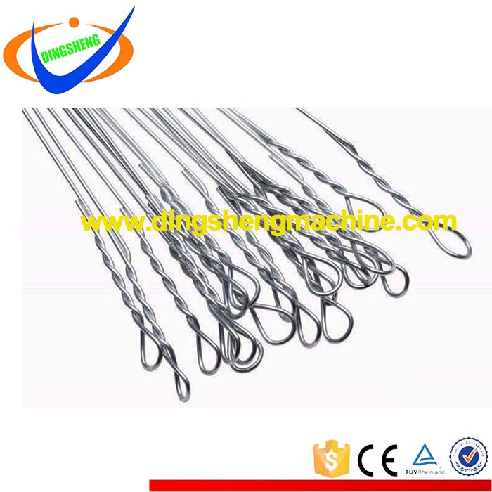 Galvanized cotton pack bale wire single loop tie wire machine factory