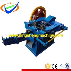 Hard drawn wire nail making machine production line