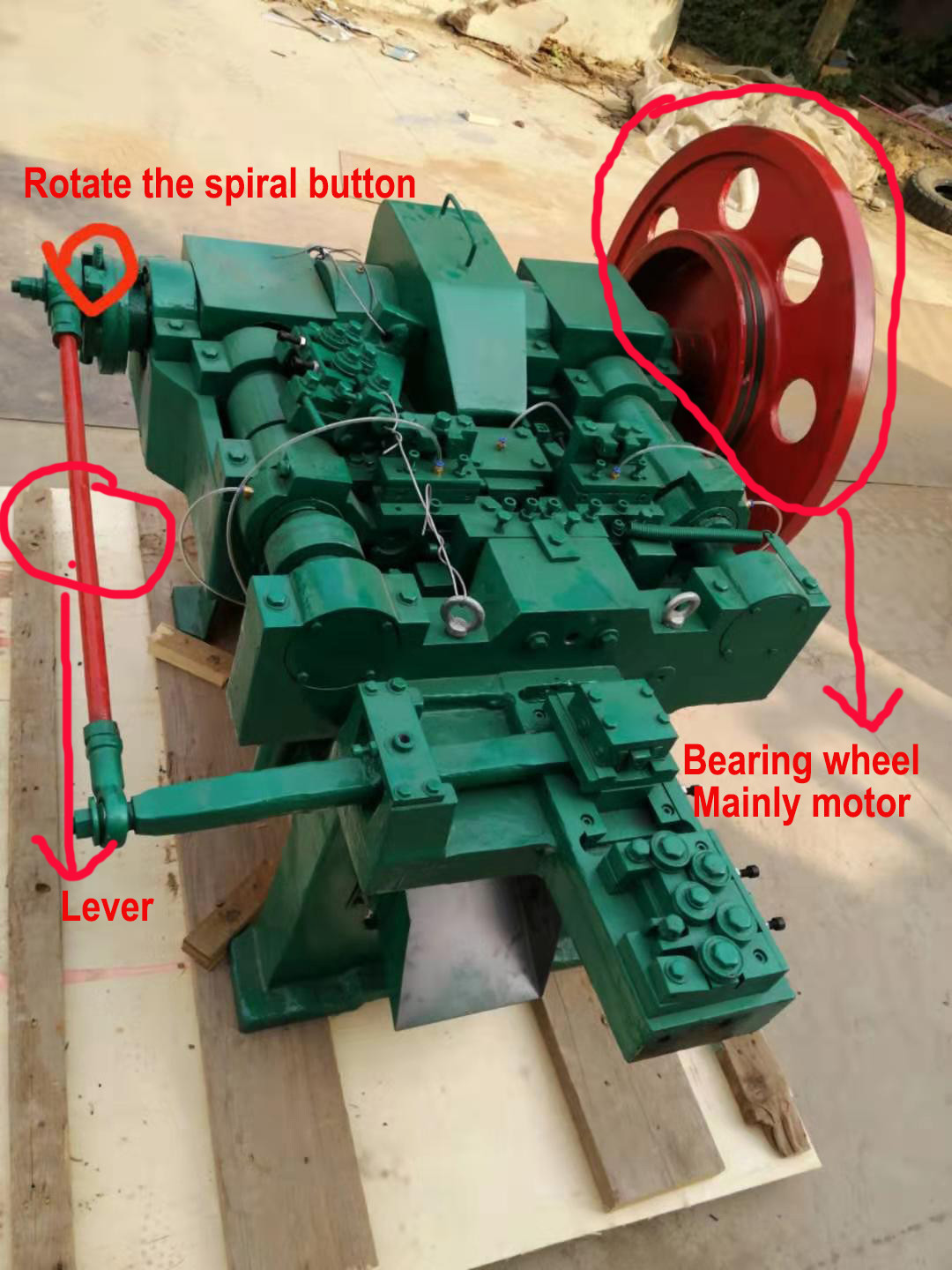 Nail Making Machine Process