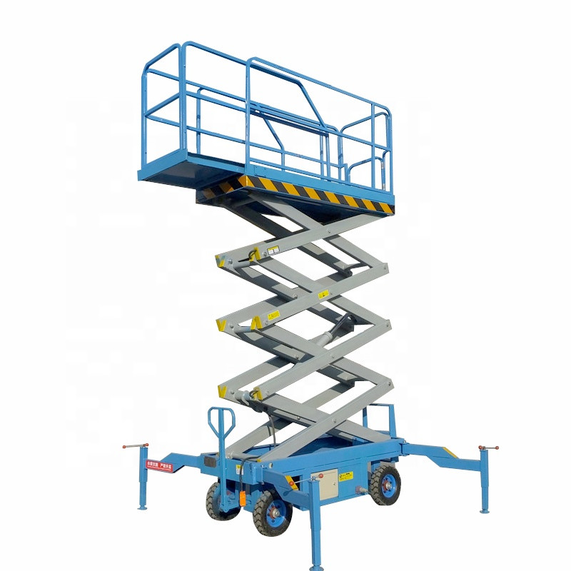 Mechanical lift extendable platform scissor skyjack lift 