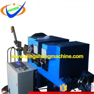 Welding double loop wire tie machine