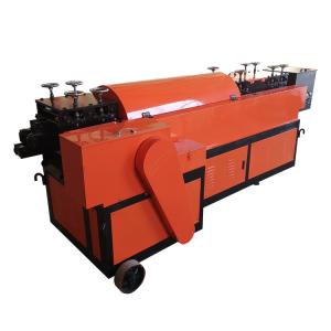 CNC steel rebar coil straightening and cutting machine